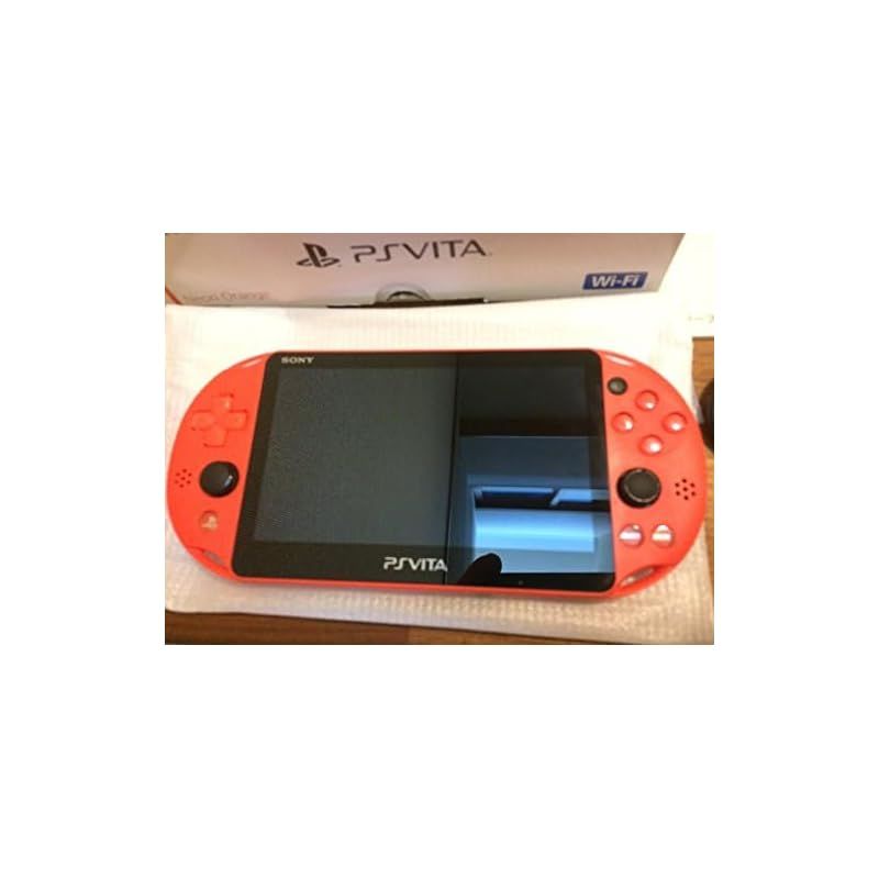  PlayStation Vita Wi-Fiモデル ネオン オレンジ PCH- 1 ゲーム 雑誌