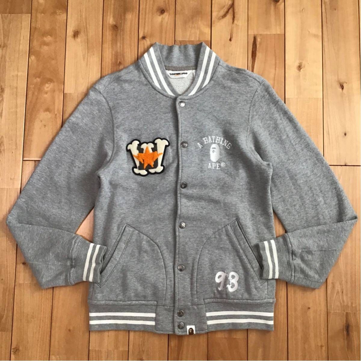 ワッペン スウェット スタジャン BAPE ベイプ a bathing ape ワッペン スウェット スタジャン BAPE ベイプ a bathing ape