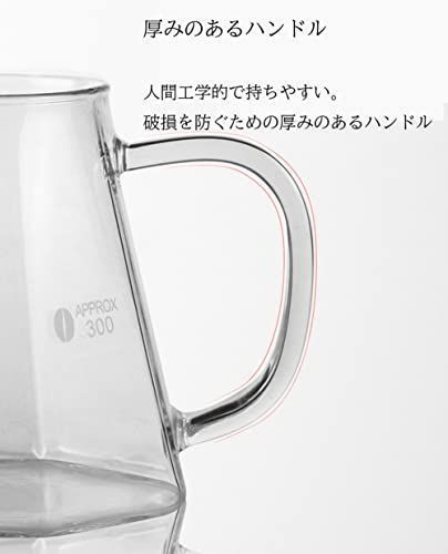 MERMOO YILAN メルムーイーランコーヒーサーバー 450ML 耐熱ガラス 食洗機対応 コーヒードリッパー 器具