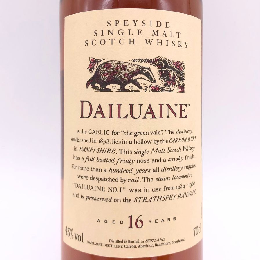 ダルユーイン 16年 スペイサイド 花と動物 700ml 43%-メルカリ