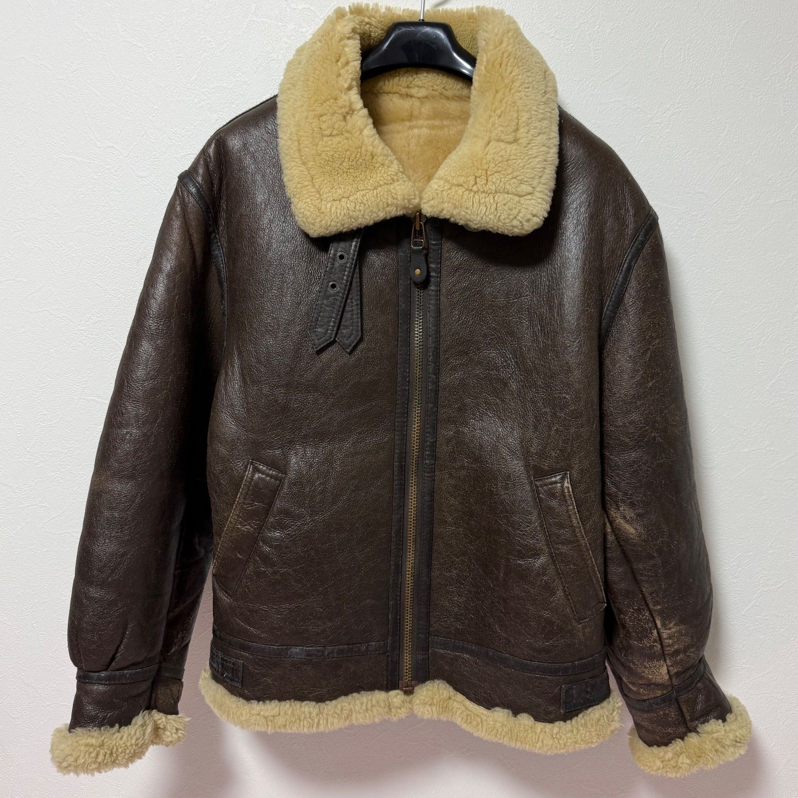 アメリカンミリタリーウェア ムートンジャケット B-3