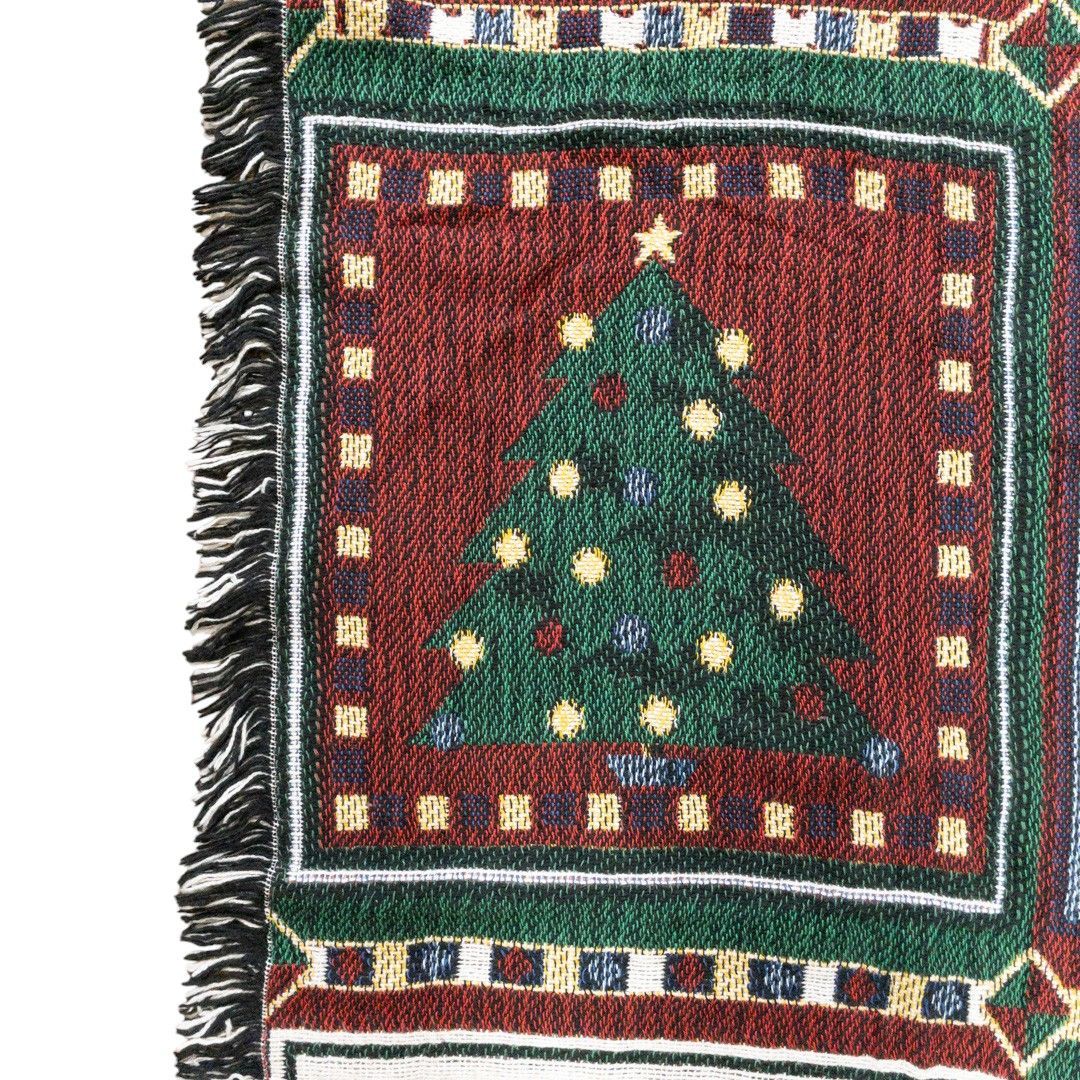 vintageラグ カーペット マルチカバー、クリスマス、クリスマスツリー621 vintageラグ カーペット マルチカバー、クリスマス、クリスマス