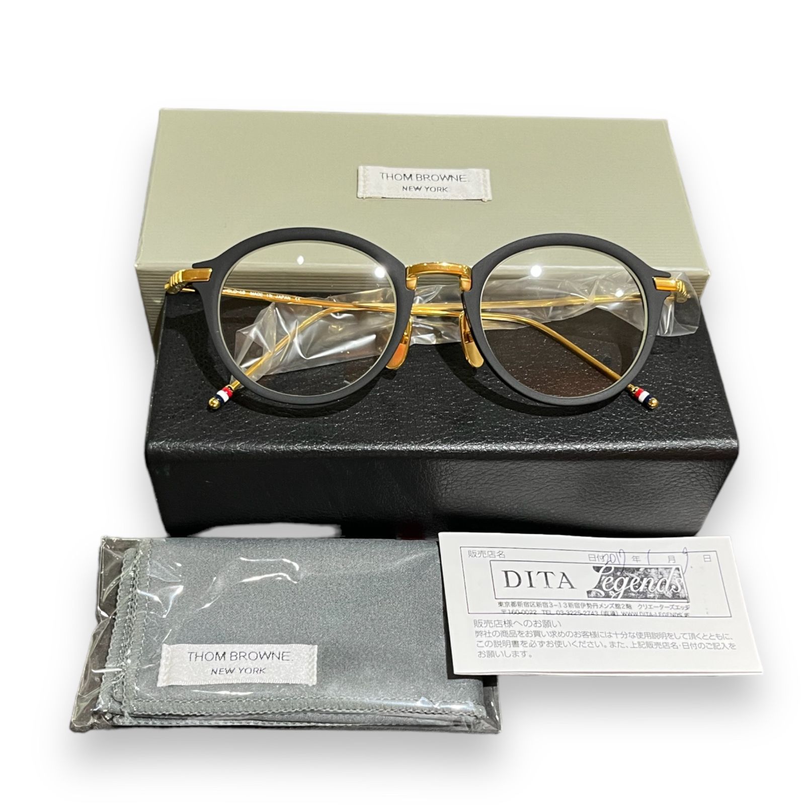 定価82500円 国内正規 新品 THOM BROWNE 16AW TB-110 オプティカル  