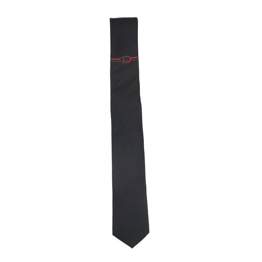 GUCCI グッチ 677884 4E002 インターロッキングG シルク ネクタイ