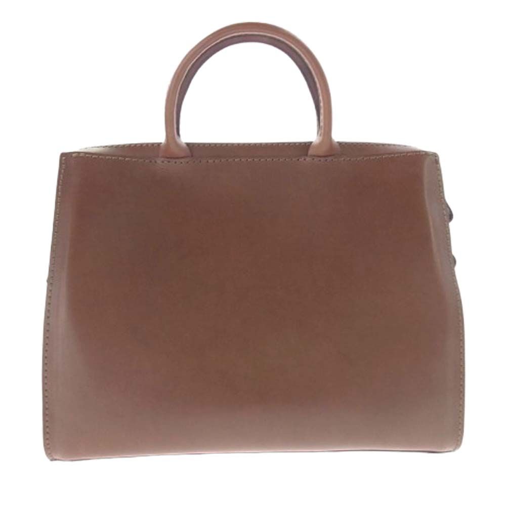 HERZ レザー ボストンバッグ ブラウン ラウンドファスナーの2wayレザーボストンバッグ「革鞄のHERZ