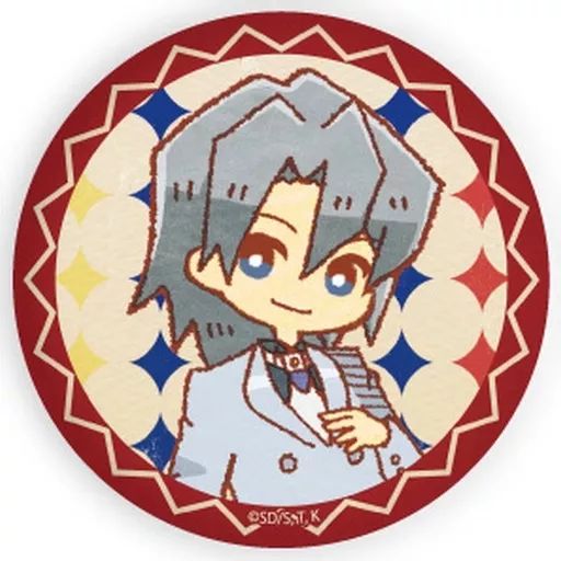 中古】バッジ・ピンズ エド・フェニックス 「缶バッジ 遊☆戯
