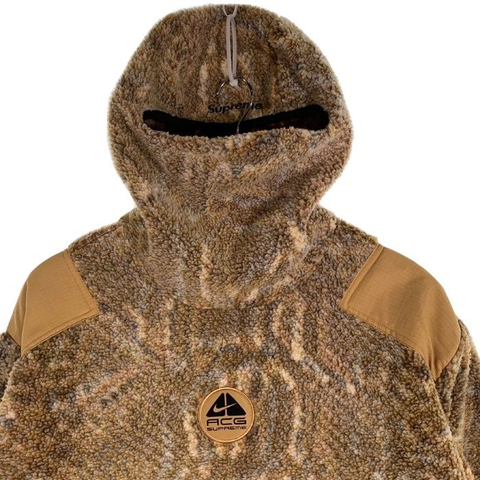 SUPREME シュプリーム 22AW NIKE ACG ナイキ Fleece Pullover フリースプルオーバー パーカー ベージュ スネーク DN3256-277 Size S SUPREME シュプリーム 22AW NIKE ACG ナイキ Fleece Pullover フリース