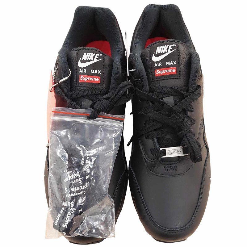 シュプリーム SUPREME ×NIKE Air Max 1 87 SP Black HF8813-001 25SS 