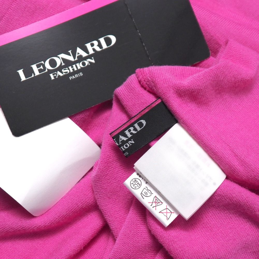 □未使用品□LEONARD レオナール ニット サイズLL 総カシミヤ