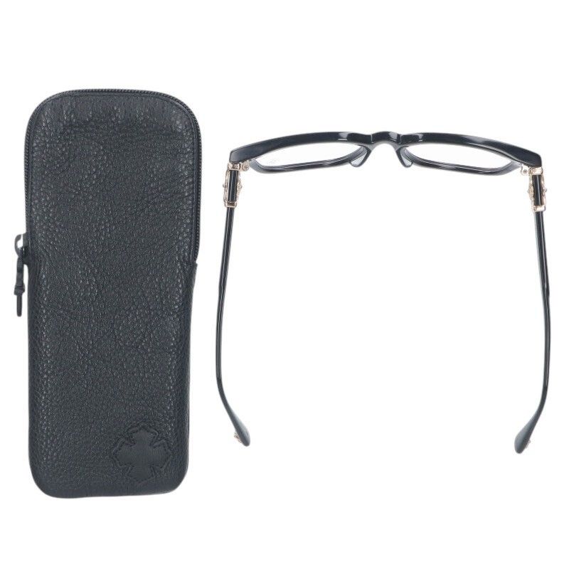 クロムハーツ COX UCKER CHクロステンプルウェリントン眼鏡 メンズ 52  