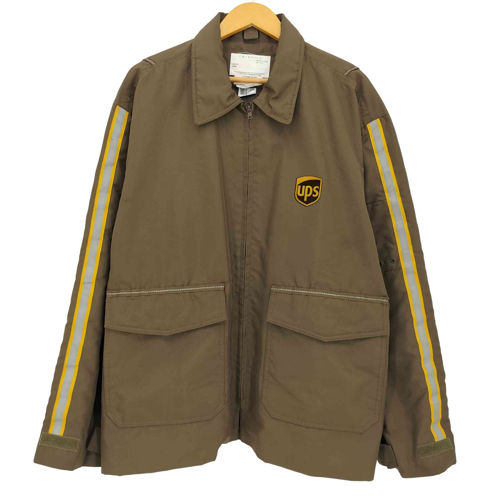 ツインヒル TWINHILL オーバーサイズワークジャケット 企業ロゴ メンズ import：XL 