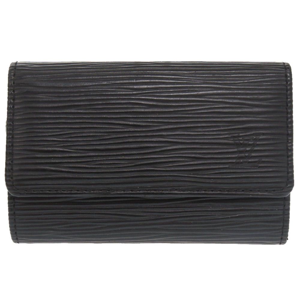 美品 ルイ ヴィトン ミュルティクレ6 エピ ノワール ブラック