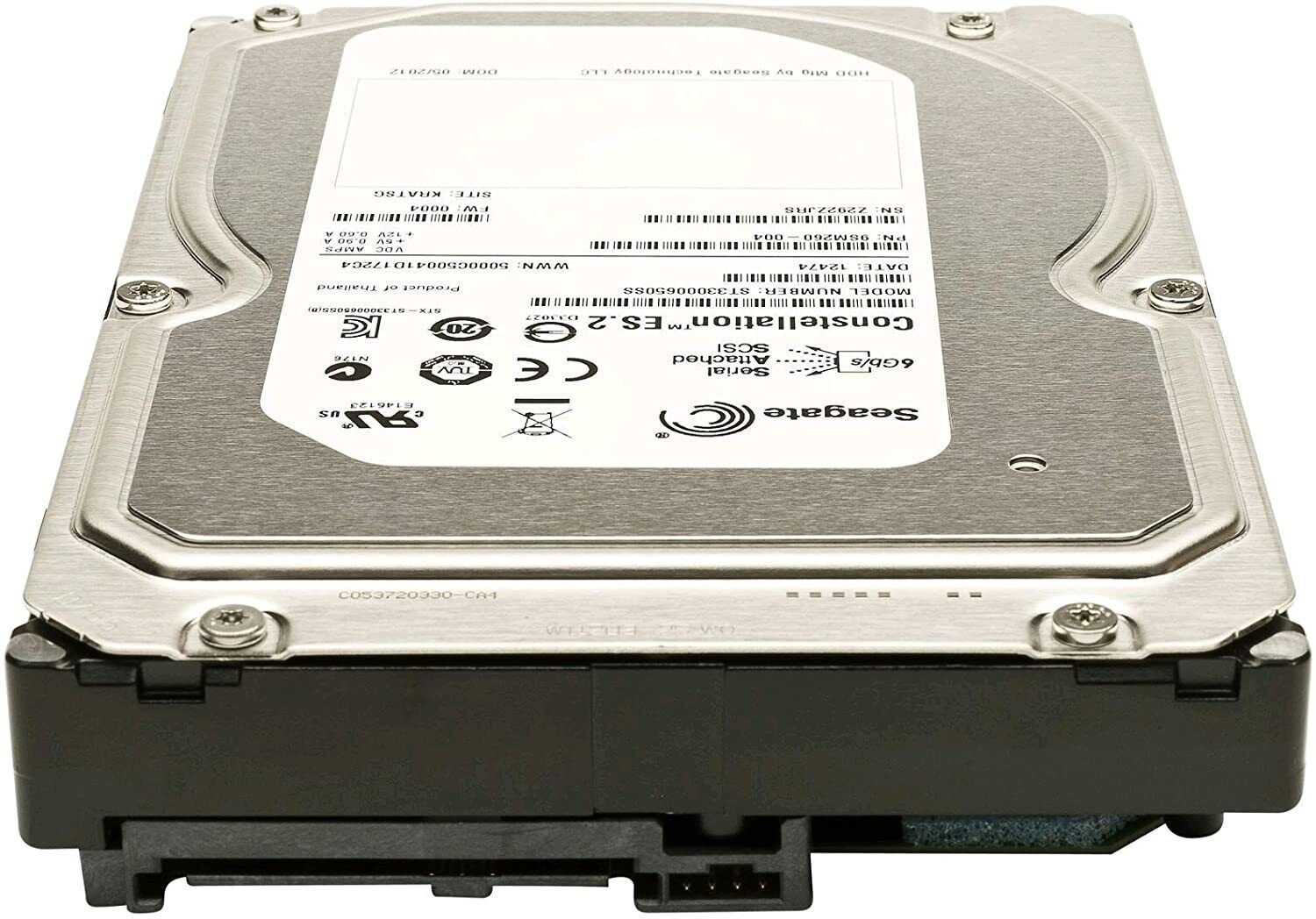 Seagate ST33000650SS 3TB 7.2K rpm 3.5 SAS Hard Drive