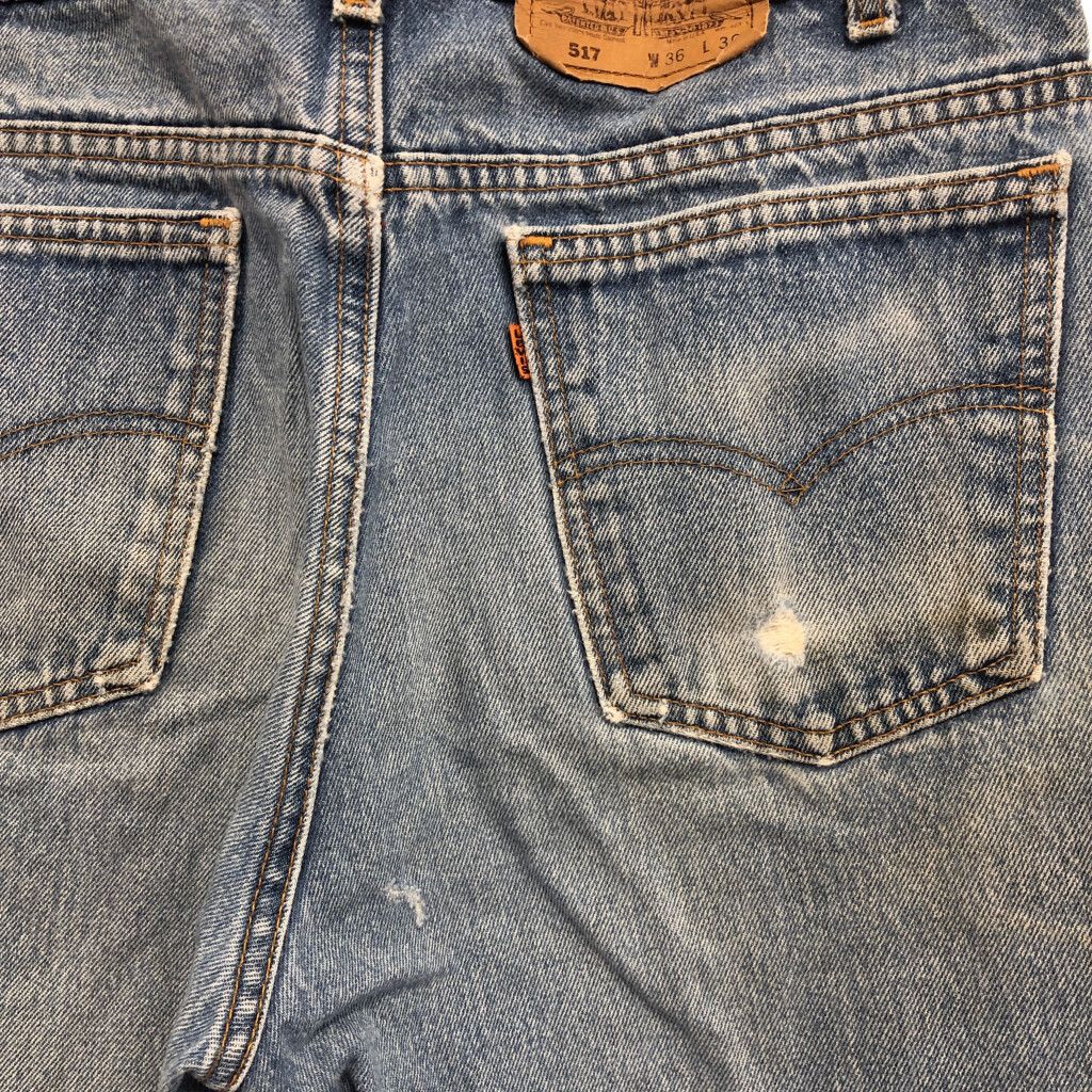 90年代 USA製 Levi's リーバイス 517 ブーツカット デニムパンツ ...