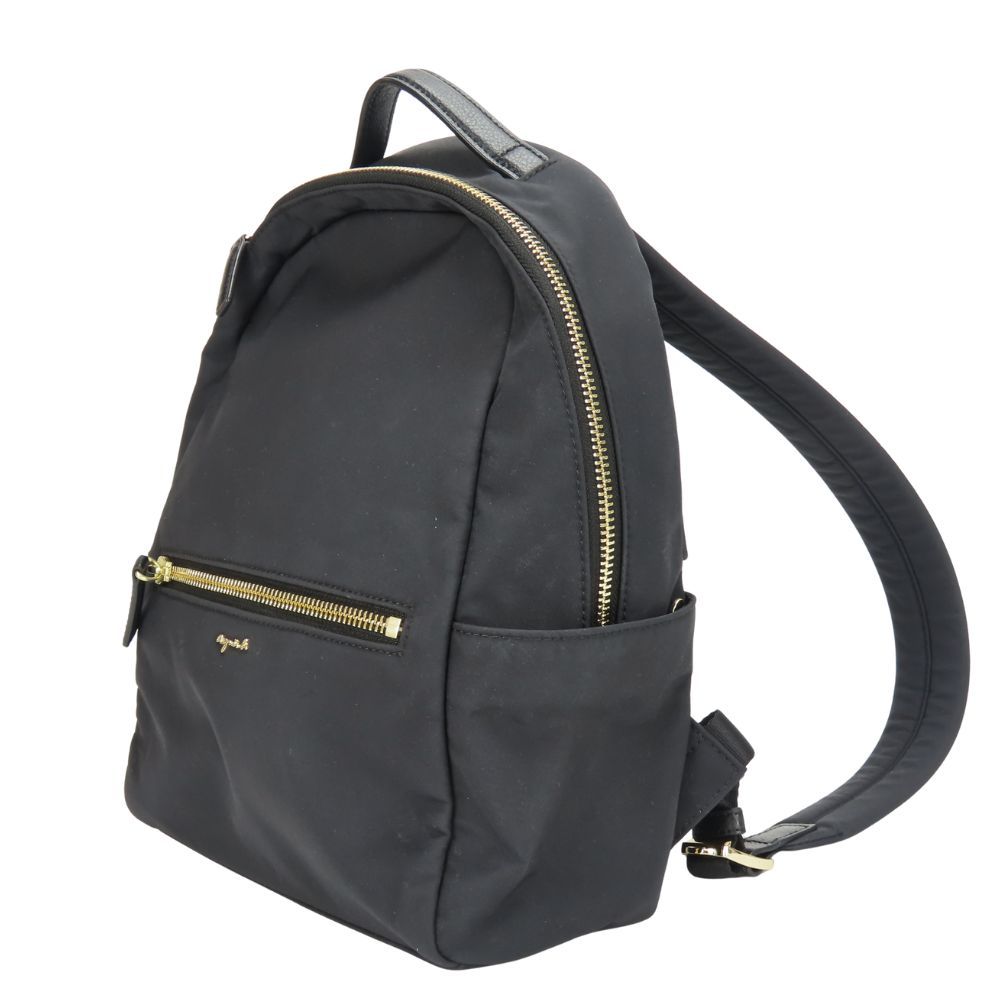 中古】 アニエスベー リュック・デイパック ナイロン レザー
