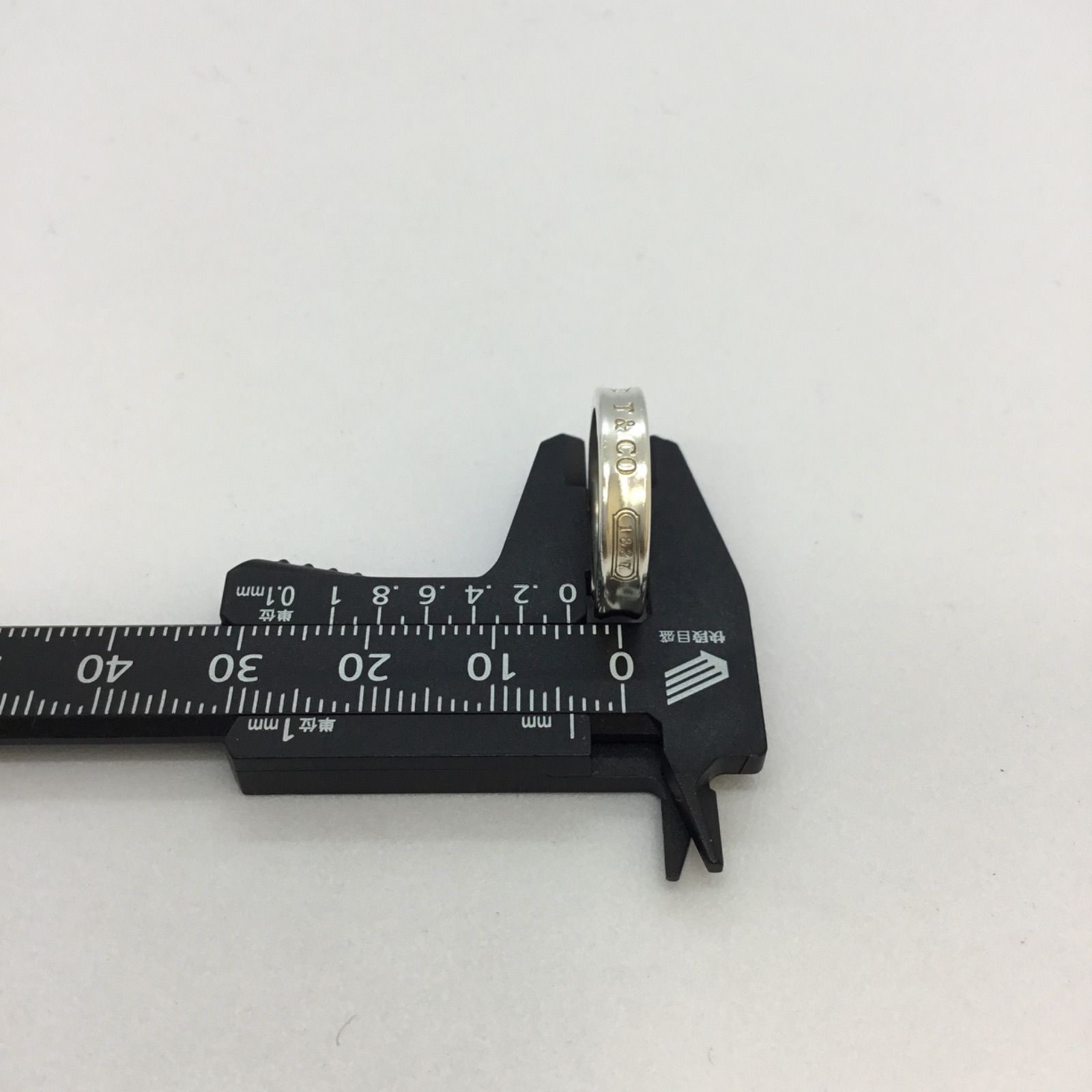〇美品 TIFFANY&Co. ティファニー ／ 1837 T＆Co. ナロー リング