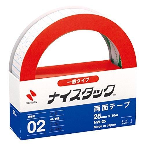 ニチバン 両面テープ ナイスタック 一般 25mm×10m NW-25