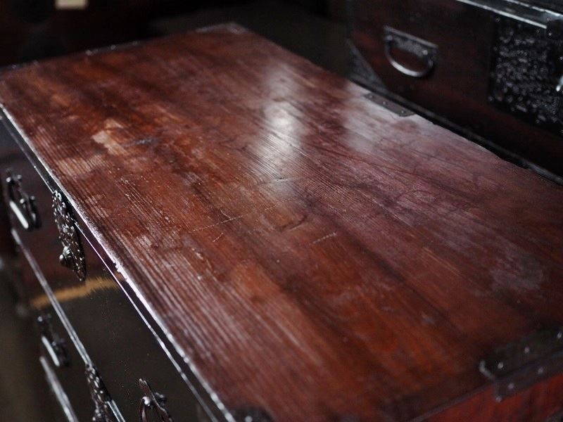 黒漆塗 庄内衣装箪笥 山形県 時代箪笥 上下セット 大正時代 古録展 品番S10783 WWW_SUPERTOOLSSHOP_NL