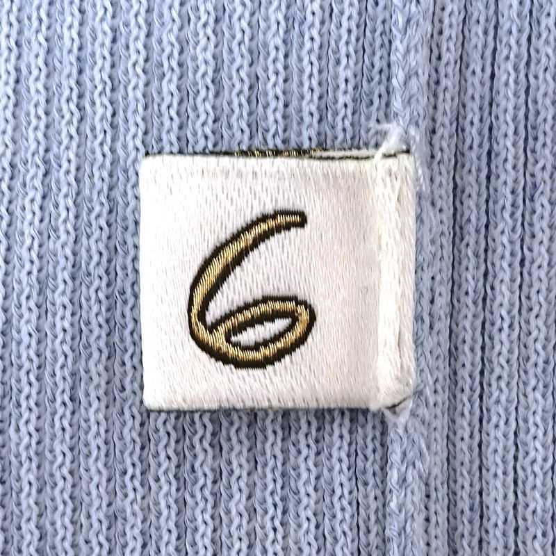 roku 6 ナイロンポリエステルストライプビスチェ orange 6（ロク）の