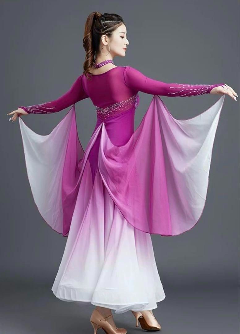 スタンダード向き✨ロングワンピース！練習着やダンスパーティにも スタンダード向き✨ロングワンピース！練習着やダンスパーティに