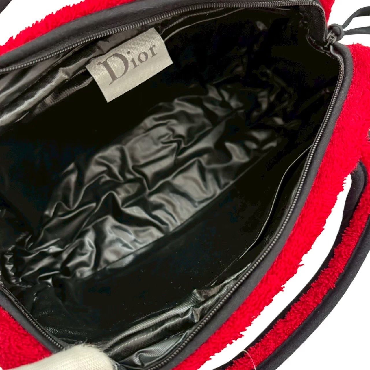 未使用 Dior JA'DORE ディオール ジャドール ハンドバッグ 赤 黒