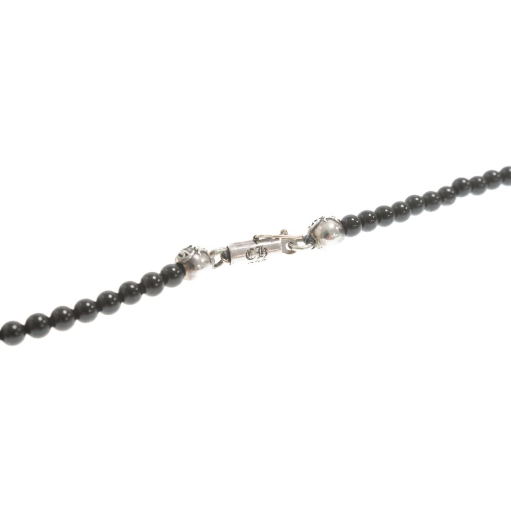 CHROME HEARTS BEADED 4MM ブラックビーズネックレス CHROME HEARTS BEADED 4MM ブラックビーズネックレス