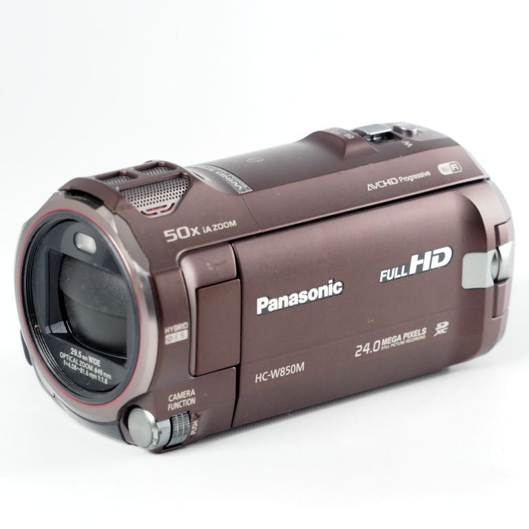 Panasonic HC-W850M-T デジタルハイビジョンビデオカメラ 内蔵メモリー64GB ブラウン 13812