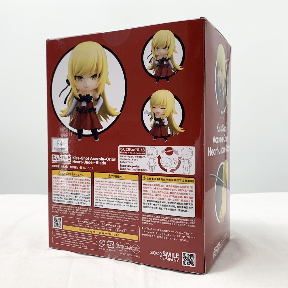 GOOD SMILE COMPANY - 【中古】テープ二度貼 グッドスマイルカンパニー 傷物語 ねんどろいど 2634 キスショット･アセロラオリオン･ハートアンダーブレード[17][240017706430] GOOD SMILE COMPANY - 【中古】テープ二度貼 グッドスマイル