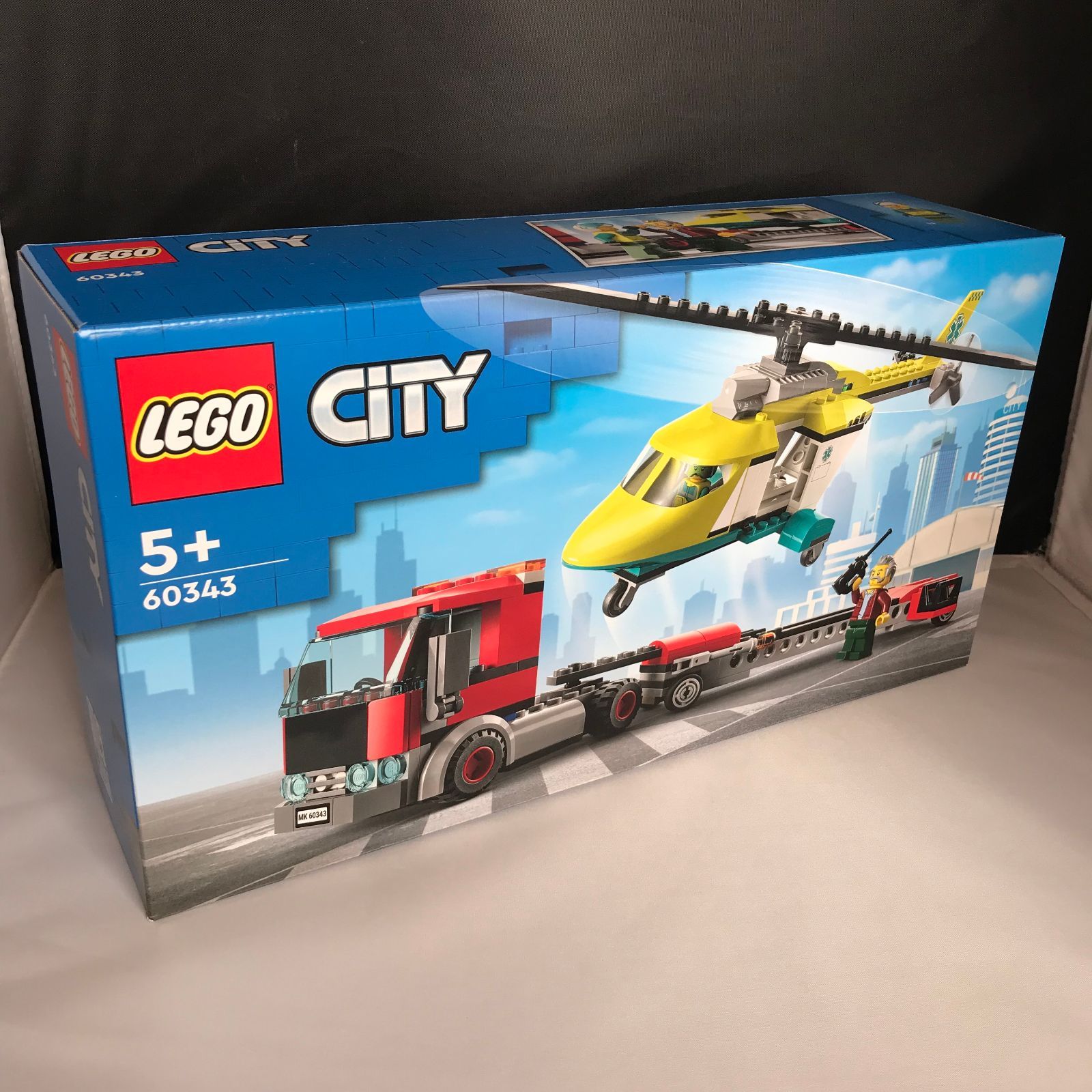 新品】レゴ(LEGO) シティ レスキューヘリコプター輸送トラック 60343 