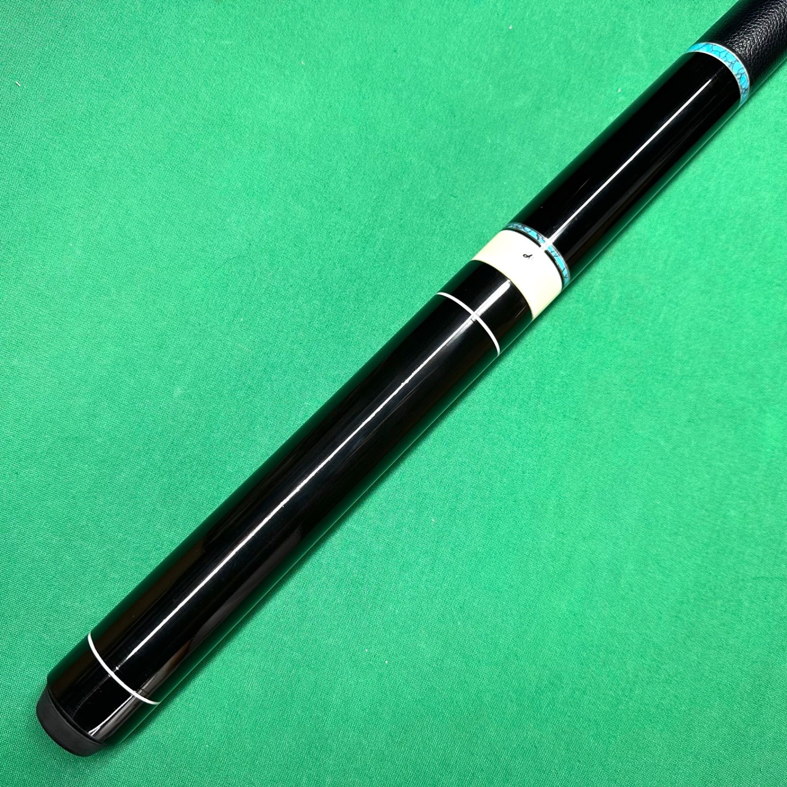 ☆希少☆how cue☆325proシリーズ☆黒檀ストレート×ターコイズ