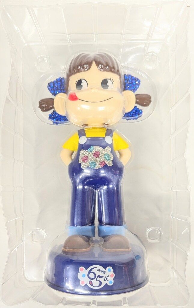 不二家 - キラキラミルキー首ふりペコちゃん人形♪ Amazon | 不二家 キラキラミルキー 首ふりペコちゃん人形