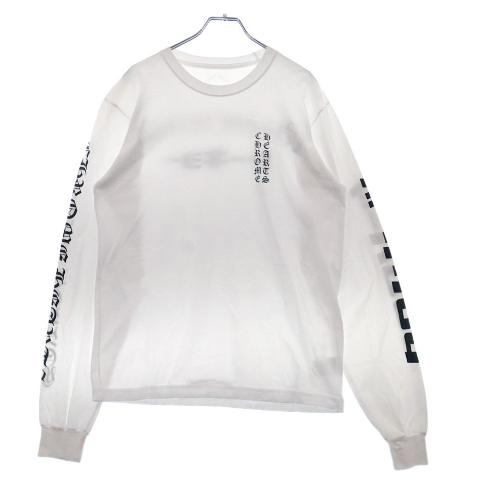 CHROME HEARTS クロムハーツ CH L S LTD 青山20周年 トーキョープリント 長袖カットソー ホワイト