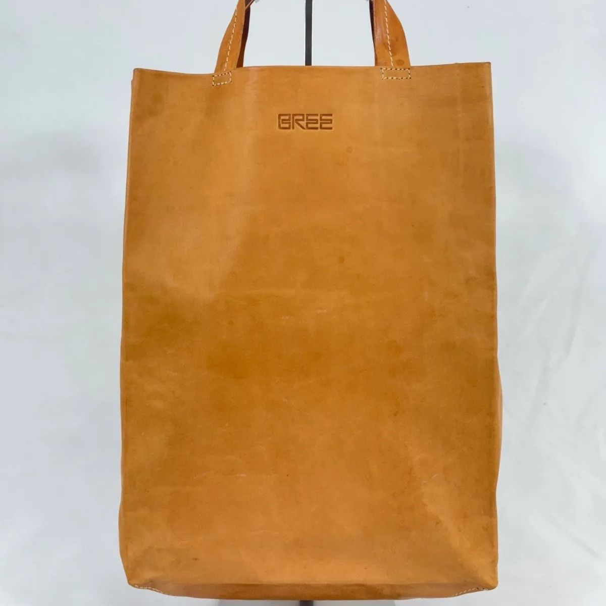 ブリー BREE トートバック 総ヌメ革 ベージュ - メルカリ