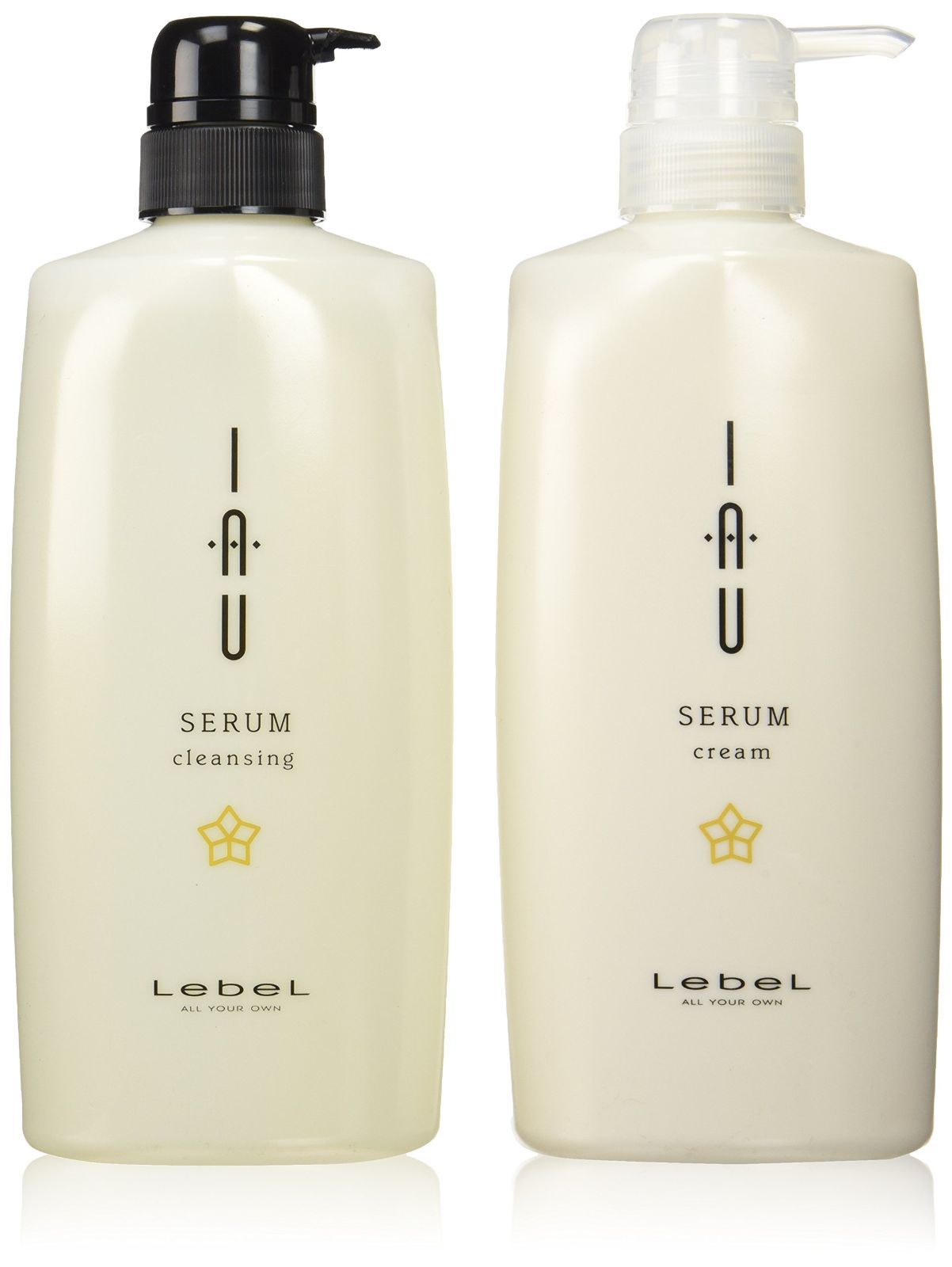 ルベル イオ セラム クレンジング シャンプー 600mL - クリーム トリートメント 600mL セット Lebel iau SERUM