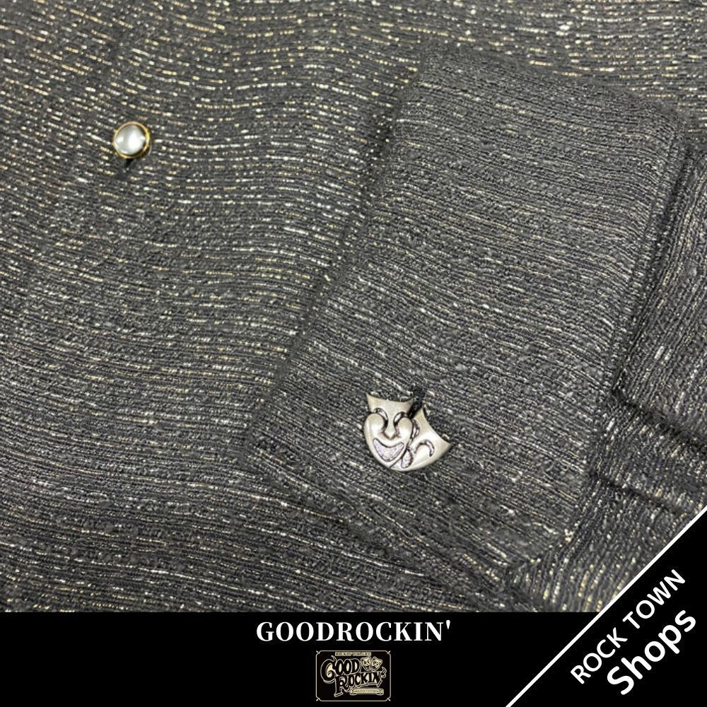 カフスボタン TWO FACE アンティークシルバー GOOD ROCKIN'