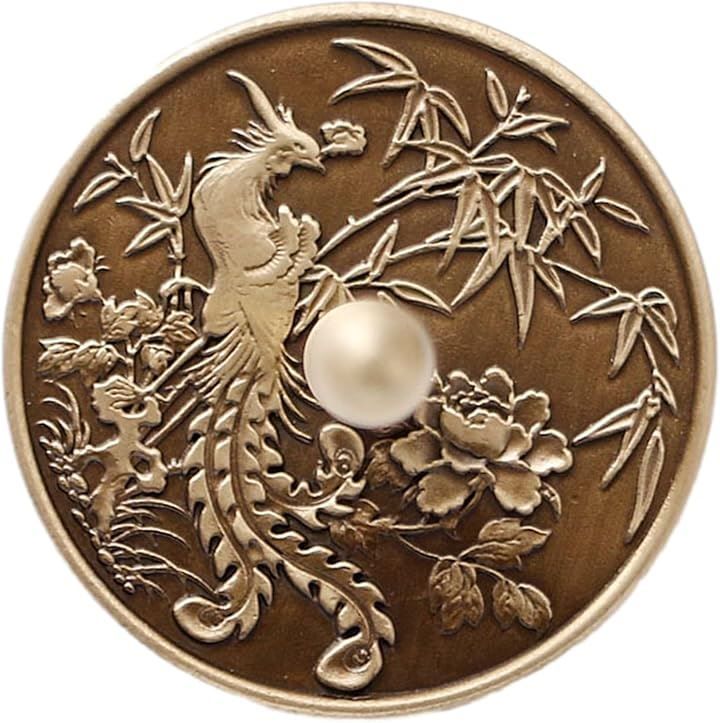 新品　未使用　香炉　925銀製　透かし　鳳凰蓋 EG881 時代物 銀製 花尽透彫文 銀火屋・純銀鏤空花圖盖 外径9.5