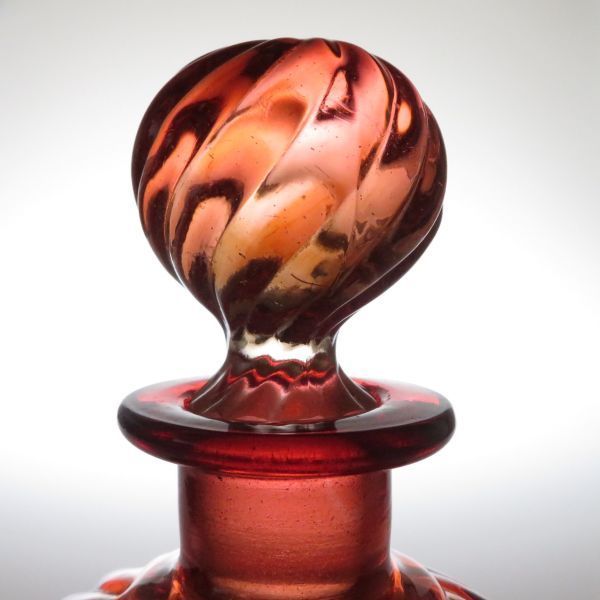 オールド バカラ 香水瓶 ○ バンブーローズ パフュームボトル 19cm