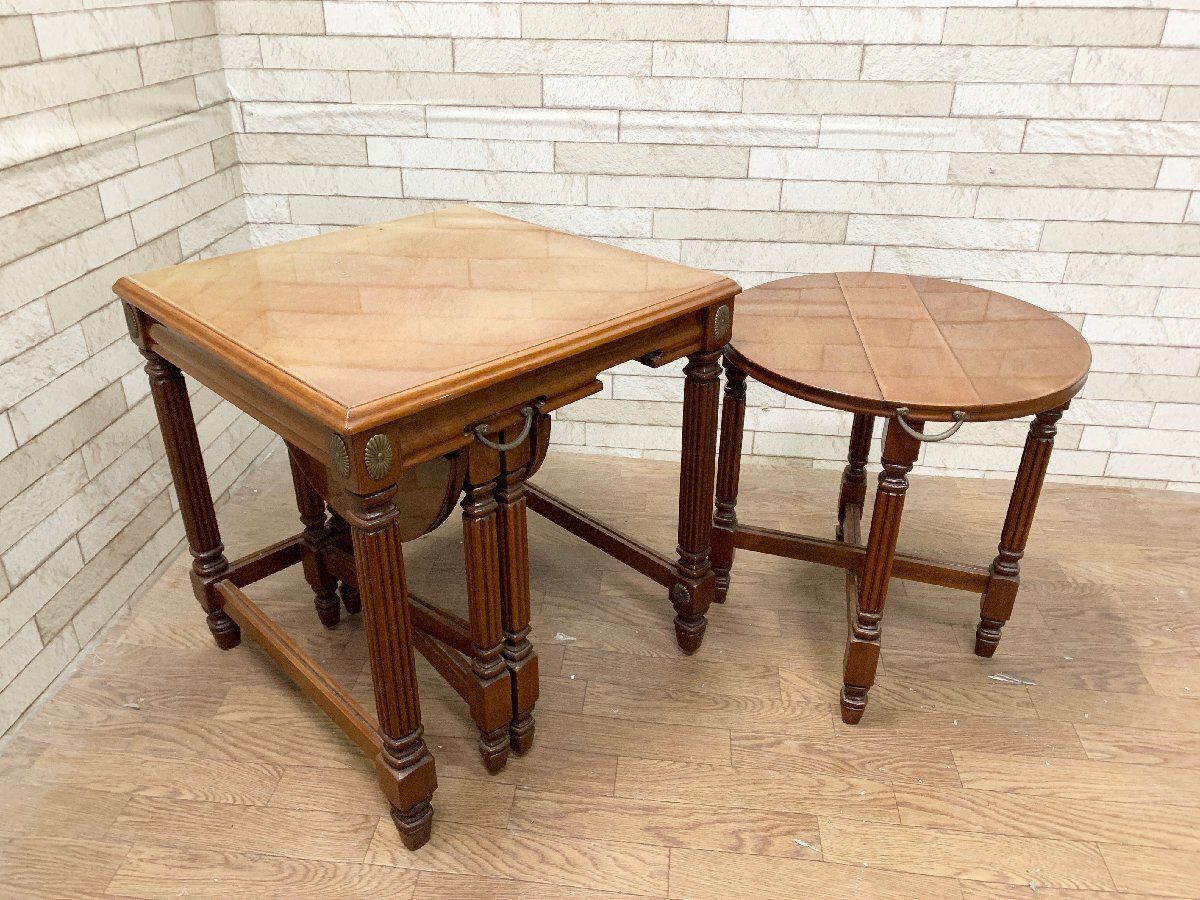 【極美品】遊木舎西尾 国産 木製サイドテーブル 無垢 丸テーブル 極美品】遊木舎西尾 国産 木製サイドテーブル 無垢 丸テーブル 極美品】 【