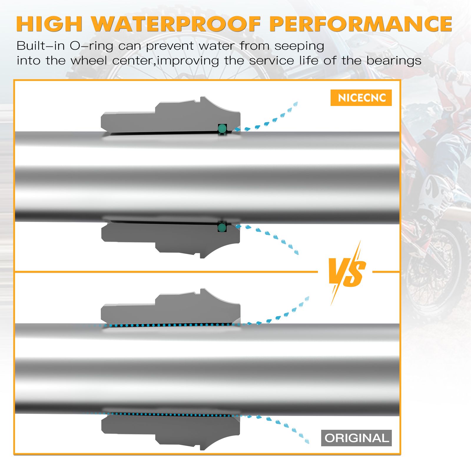 2013-2024 ベータ RR 300 RR 250 フロントホイールスペーサー