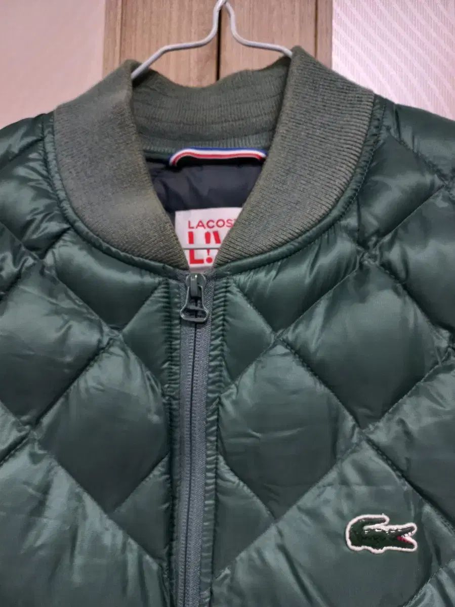 ラコステ メンズ キルティング ショートダウン 95