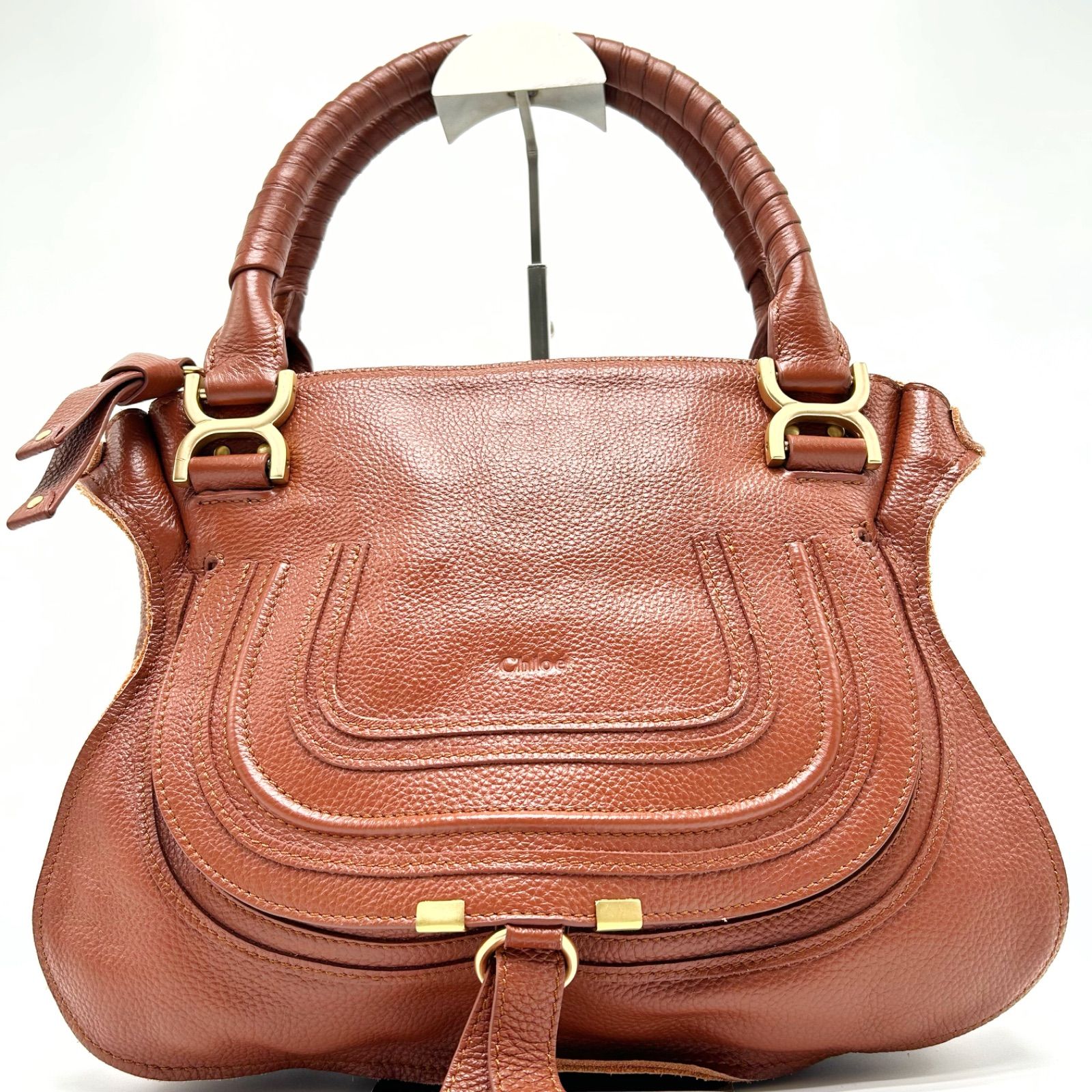 美品 Chloe クロエ マーシー Marcie トートバッグ ハンド ワン 