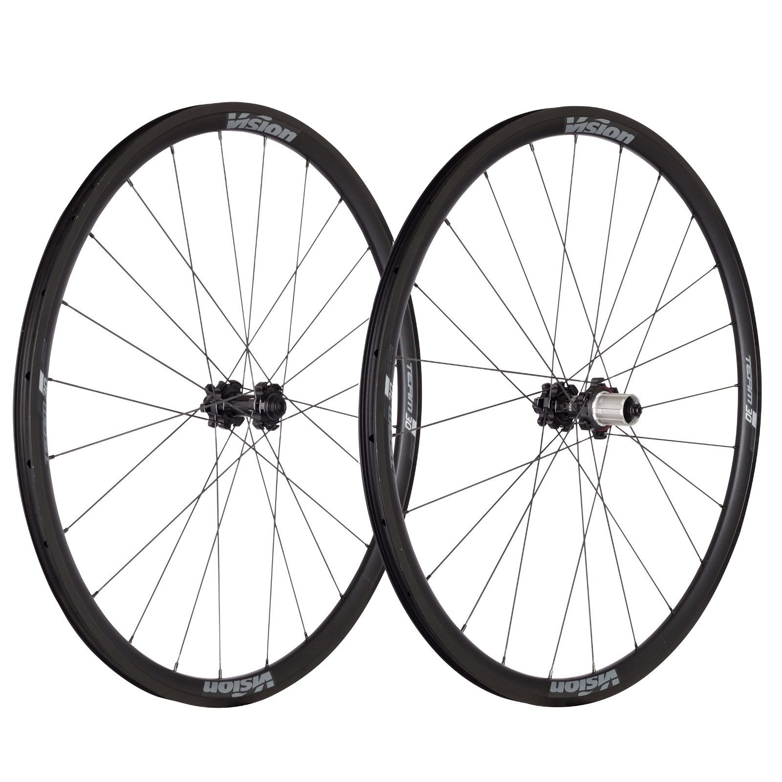 在庫セールVision ヴィジョン 自転車 部品 パーツ ホイール セット VISION set team30 gray SH11s V15 シマノ/スラム 710-0016051441 グレー