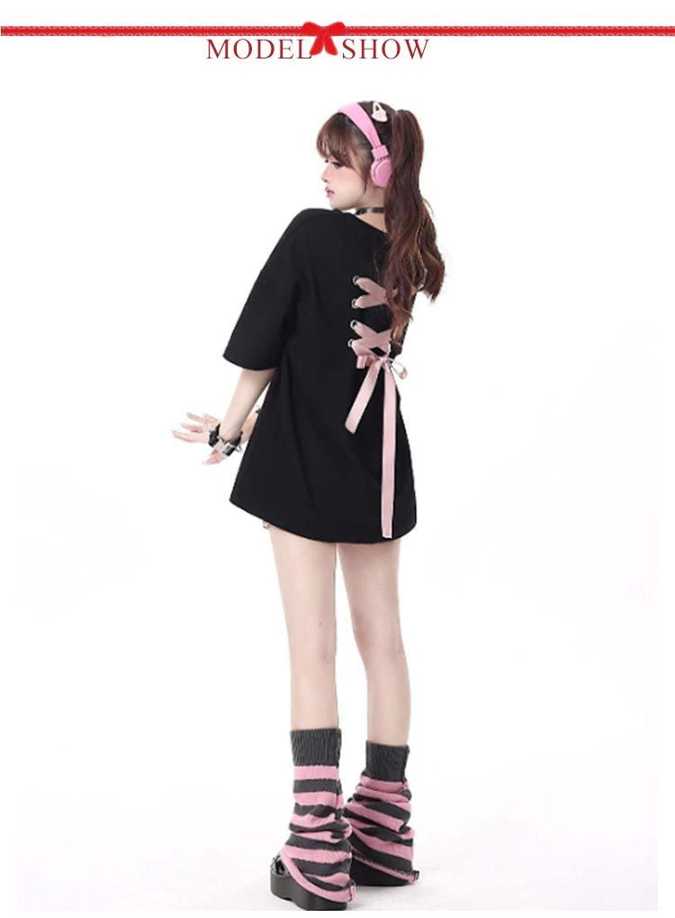 かわいい ファッション Tシャツ レディース 原宿ファッション