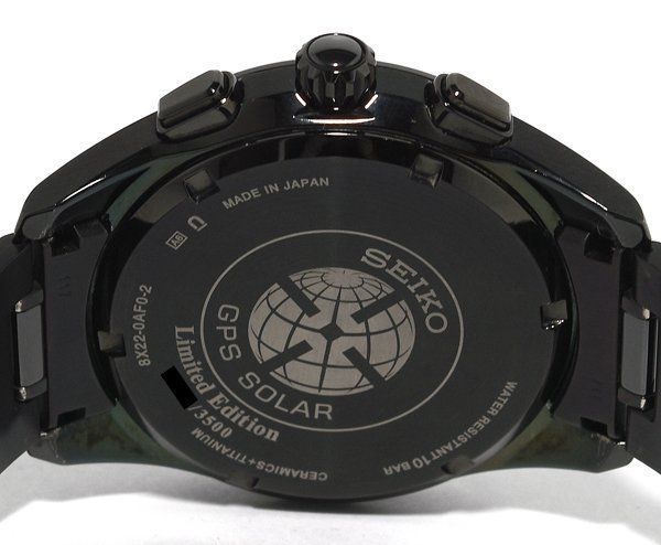 セイコー SEIKO 8X22-0AF0-2 アストロン チタン 2016限定 SEIKO ☆箱・保証書付き【SEIKO】セイコー アストロン 2016年
