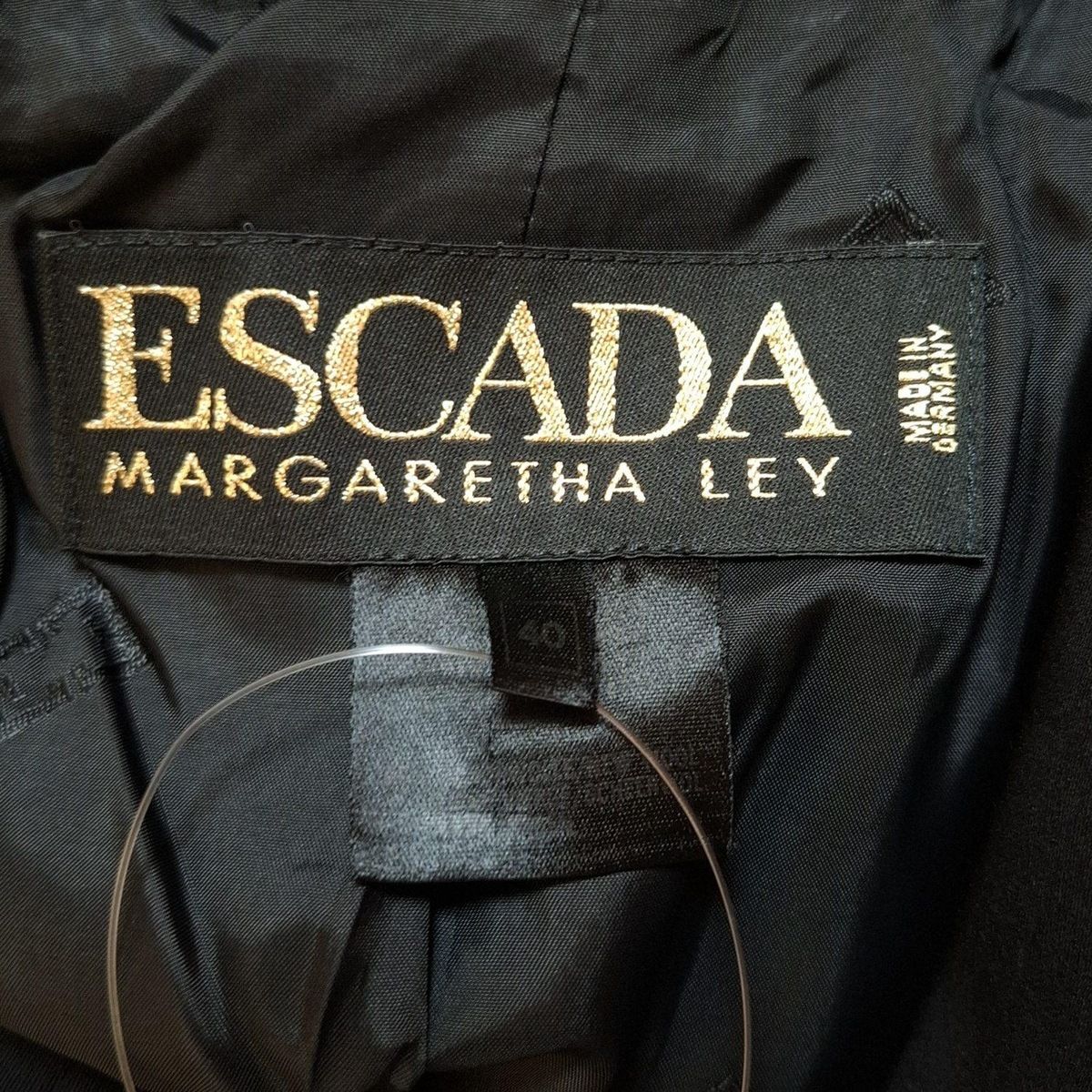 ESCADA(エスカーダ) ジャケット サイズ40 XL レディース - 黒