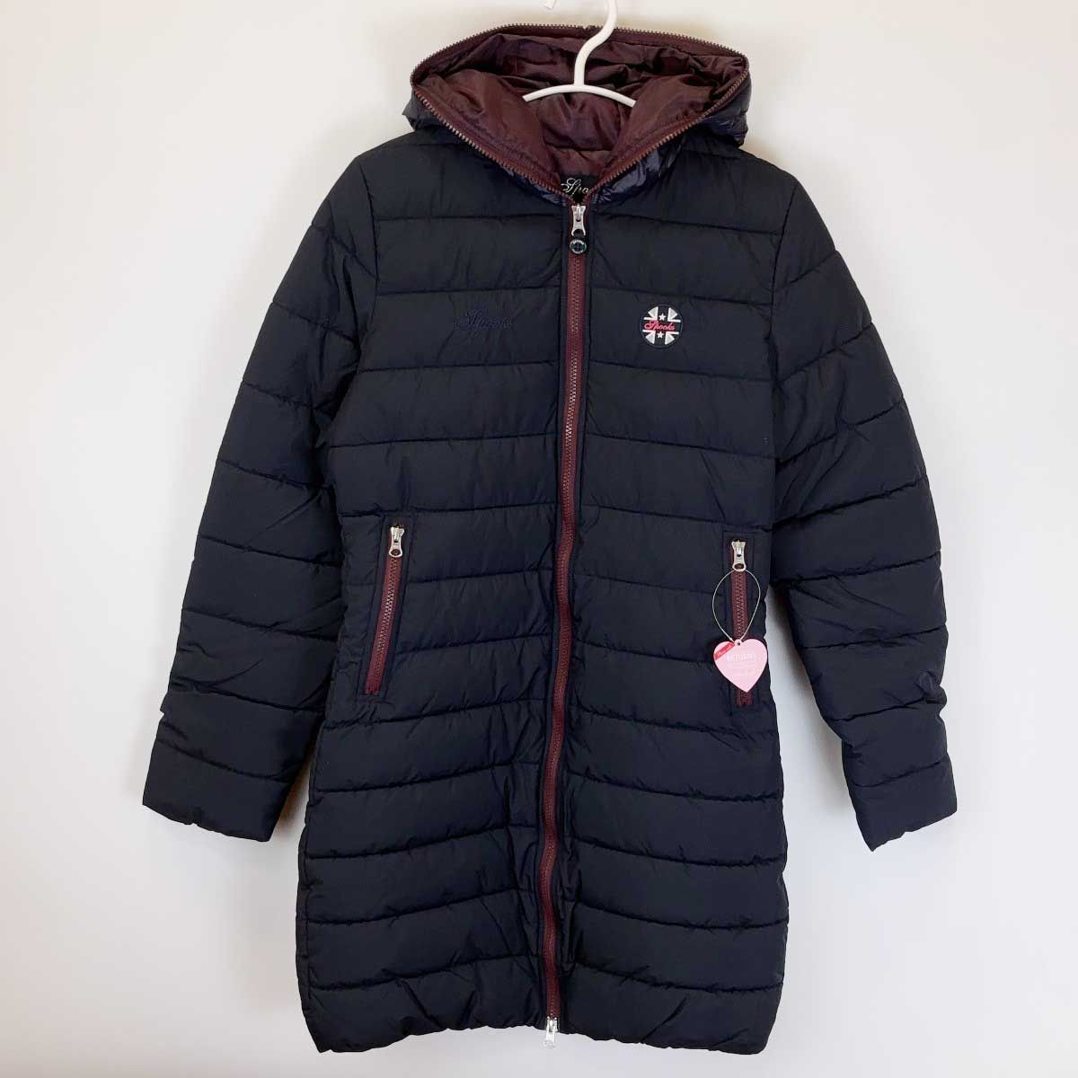 ♥ SPOOKS スプークス Carla Coat 中綿ジャケット コート M ネイビー|ボルドー レディース 乗馬 馬術