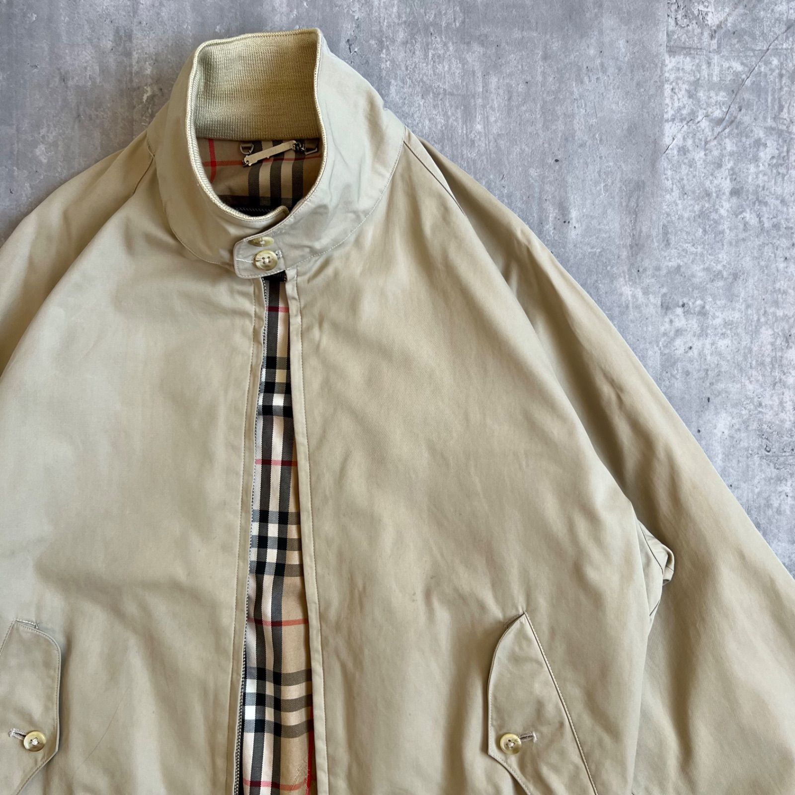 バーバリーズ　90s　ヴィンテージ　ウールバリトンジャケット　ノバチェック　XL 90s BURBERRY バーバリーズ ノヴァチェック ノバチェック チェック柄