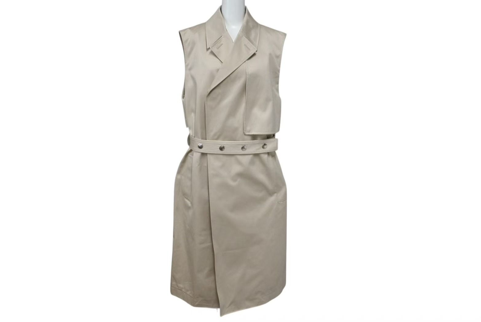 1017 ALYX 9SM アリクス 21SS ダブルブレスト スリーブレストレンチコート AAMOU0218FA01 サイズ44 ベージュ 4b001661