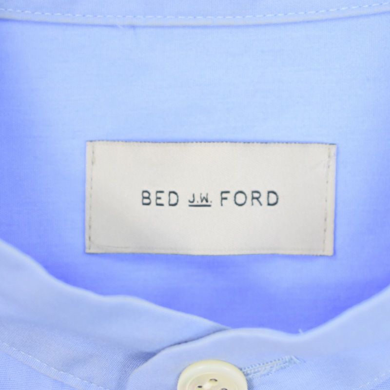 ベッドフォード BED J.W. FORD 23SS ロングシャツ 長袖 バンドカラー 2