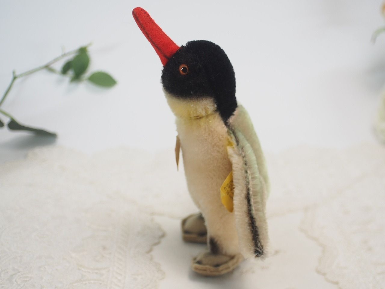 送料無料☆シュタイフ☆Peggy Penguin 14cm オールIDs完品☆Steiff